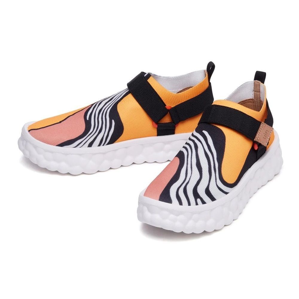 UIN Women's Fashion Sneakers Walking Casual Shoes (Las Ramblas Wild Flow)133
